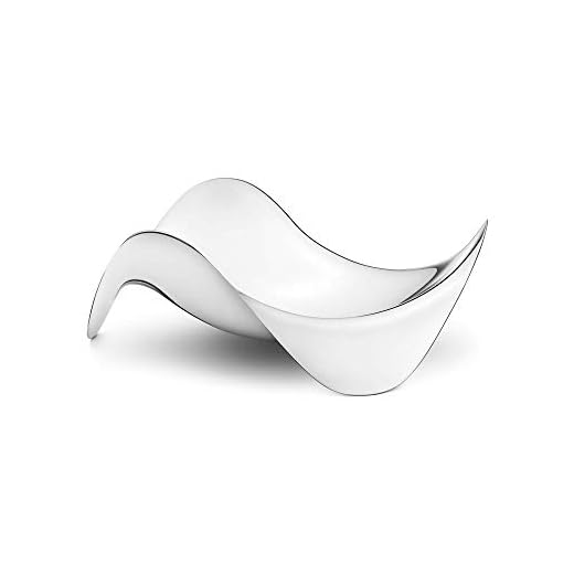 Georg Jensen Cobra liten skål, högglanspolerat rostfritt stål genom Constantin Wortmann