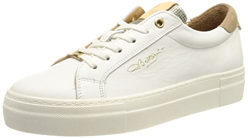 Fred de la Bretoniere Damen FRS1179 Sneaker, White Light Blue, 41 EU