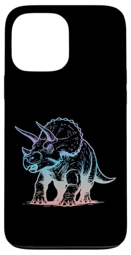 �g���P���g�v�X�A�����A����, Triceratops, Dino, Dinosaur �X�}�z�P�[�X iPhone 13 Pro Max �p