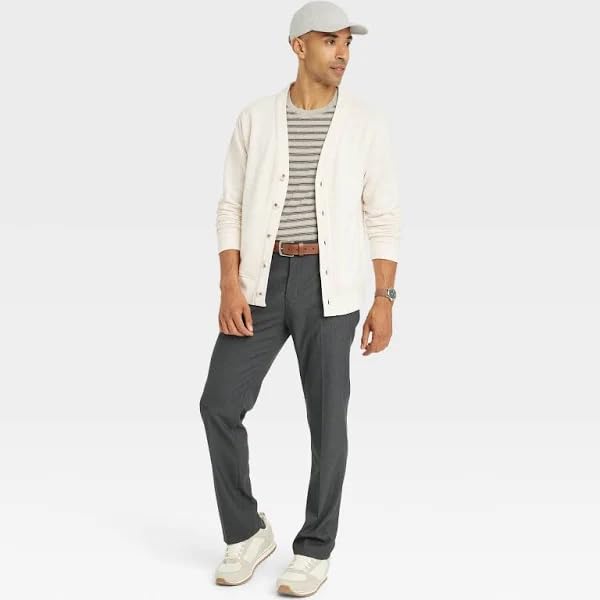 Goodfellow & Co Men's V-Neck French Terry Cardigan -3