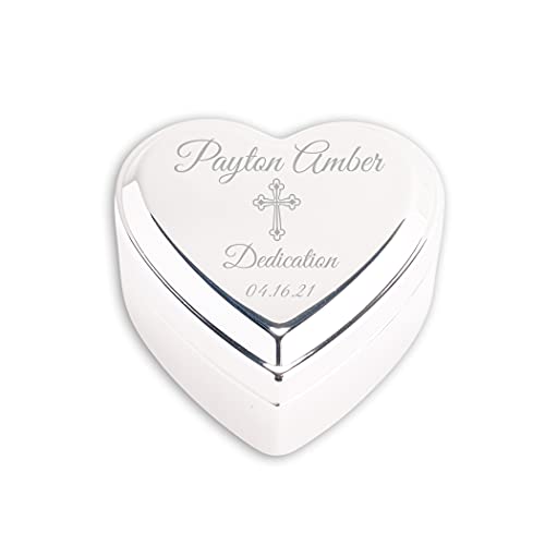 Silver Plated Engravable Jewelry Box