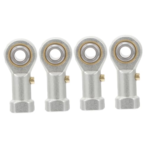 NUOBESTY 4 Pcs Phs6 Rod End Joint Bearings Spherical Plain Bearings Metric Female Right Hand Thread Rod Ends Ball Joint for Industrial Power Transmission