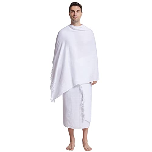 Caftan thobe de qualité supérieure pour homme avec finitions boutonnées et capuche