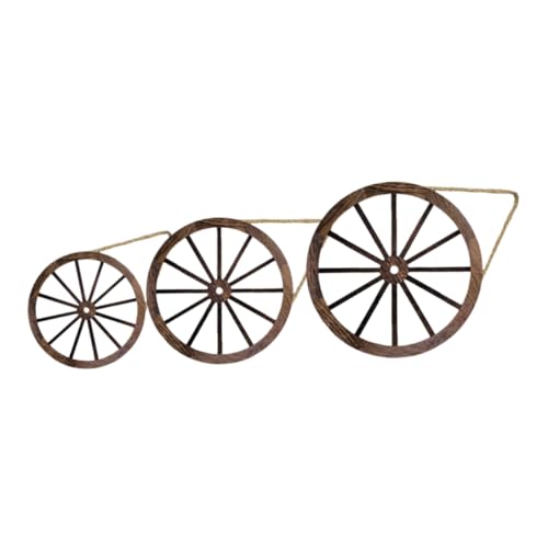 Ruedas de madera decorativas RORPOIR: transforme su salón o terraza en un refugio vintage 2