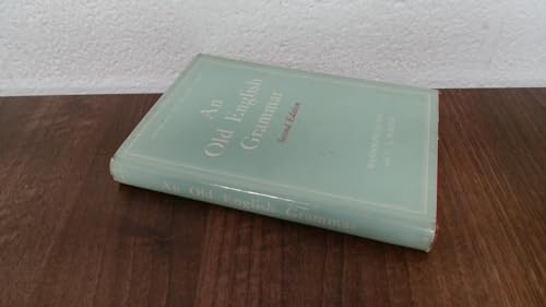 An Old English Grammar B002HSU4QI Book Cover