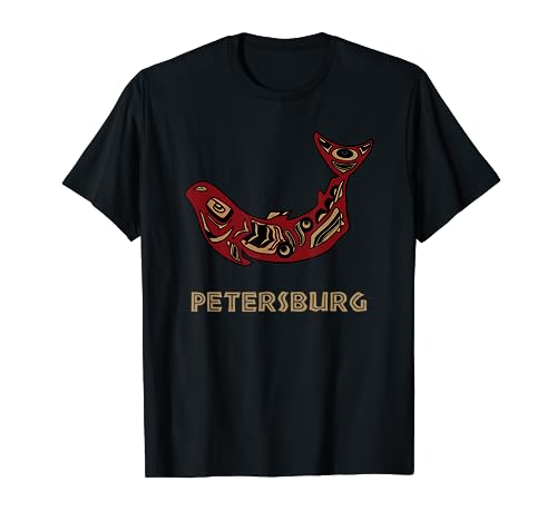 Petersburg Alaska Pescadores de salmón indios americanos Camiseta