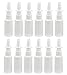 Produktbild Nasenspray-Behälter, tragbar und nachfüllbar, auch für Make-up und Wasser geeignet, für zu Hause und unterwegs, aus Kunststoff, Weiß, 12 Stück