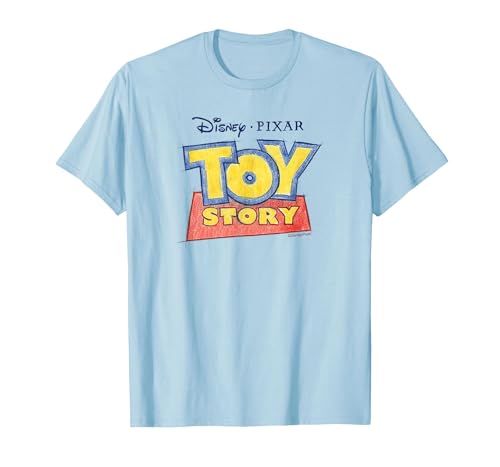 Disney & Pixar’s Toy Story Logo Concept Art Sketch T-Shirt, Men, Baby Blue, XX-Large