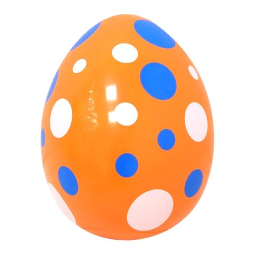 Œuf de Pâques gonflable orange pour décoration extérieure de jardin et maison