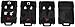 Dorman - HELP 92025 Keyless Remote Cases Repair , Black