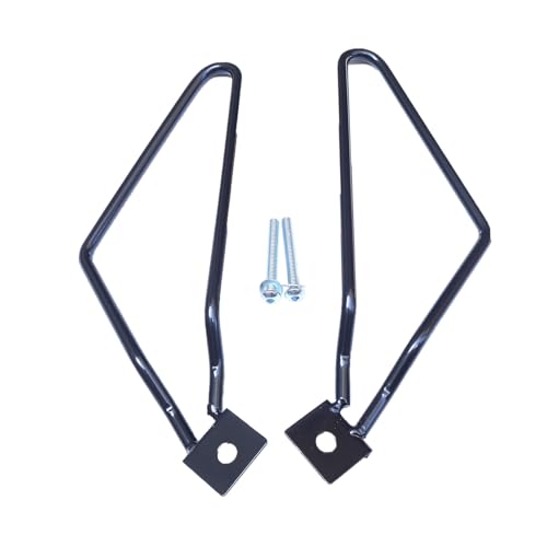 Stainless Steel Motorcycle Saddlebags Bracket - Black Fit for Harley Sportster 883 Iron/Dyna Fat Bob Suzuki Boulevard M109r Hyosung GV 650