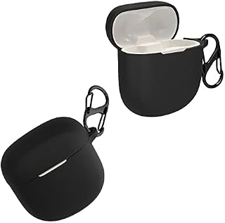 kwmobile Etui kompatybilne z Bose QuietComfort Earbuds II etui - silikonowy uchwyt na słuchawki douszne - czarne