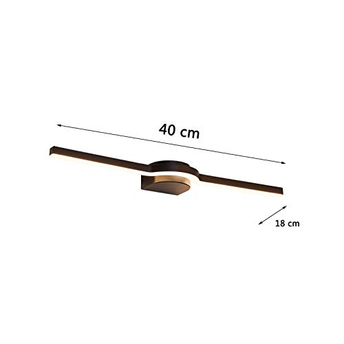 Aplique de pared LED para mueble de baño moderno con luz de 3000K 12W 5