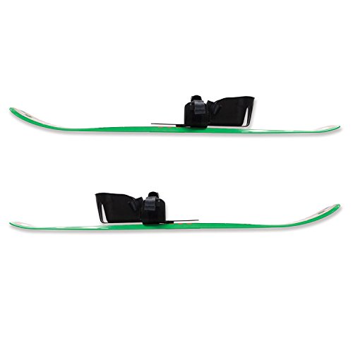 SOLA Kids Ski Set – Beginner Cross Country Skis with Poles and Adjustable Bindings for Ages 3–4, Backyard Winter Fun (Bomber) - Thumbnail 2