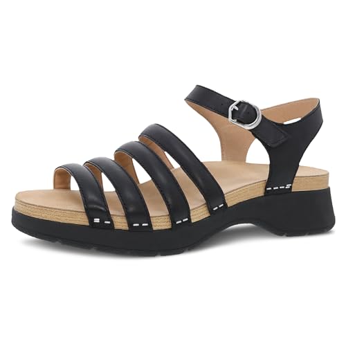 Dansko Roxie Strappy Sandal for Women - Colorful and Stylish Shoe with a Cushioned Footbed- All-Day Legendary Comfort