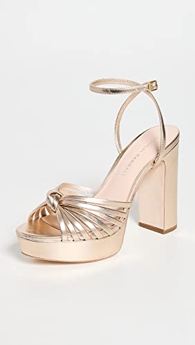 Loeffler Randall Women's Rivka Leather Knot Platform Sandals2