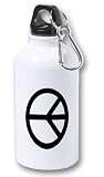 Bidón metálico de 400ml de capacidad con cuerpo de acabado en suave y brillante color blanco, especialmente diseñado para marcaje en sublimación. Con tapón de seguridad a rosca y mosquetón metálico de transporte. Presentado en caja individual. El dibujo no se estropea con el tiempo, no se caerá nunca. NO es una pegatina. El dibujo no se cuartea, no decolora, no se nota al tacto.