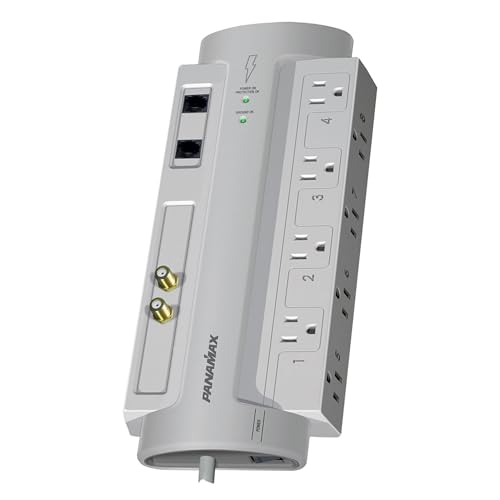 Panamax SP8-AV AC-Telephone-Coax Surge Protect - Silver