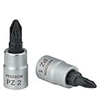 proxxon inserti da 1/4'' per viti pozidrive, 33 mm, pz 2