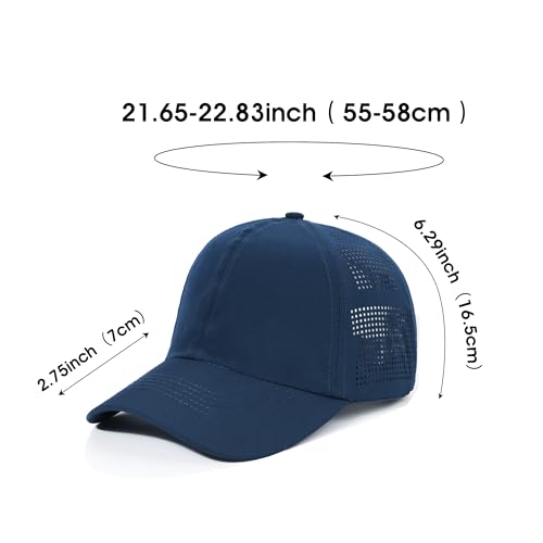 Image of HH HOFNEN Women Quick Drying Baseball Cap Sun Hat Unstructured Golf Hat