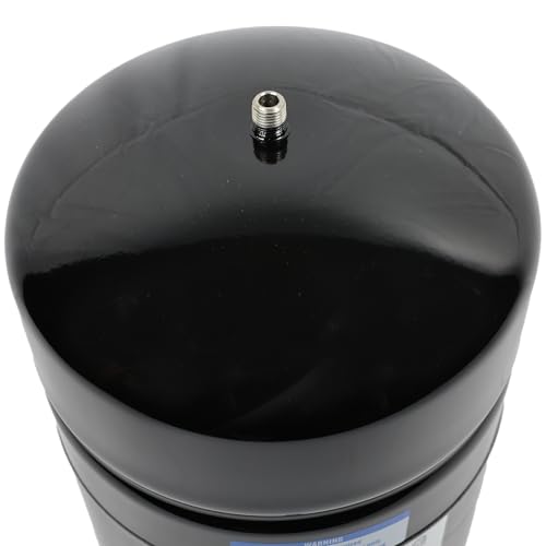 Neo-Pure Reverse Osmosis Storage Tank - 3.2 Gallon Black Coated Steel | Durable and Corrosion-Resistant RO Water Tank | Ideal for Residential and Commercial Filtration Systems
