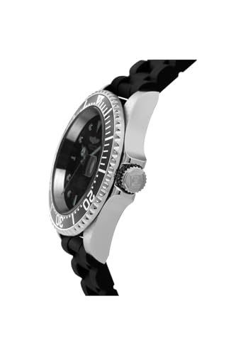 Invicta Men's Pro Diver Automatic Watch with Silicone Band, Black (Model 23678)