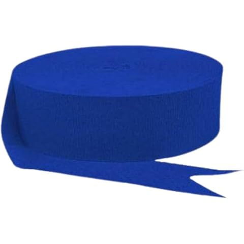 amscan Jumbo Roll Party Streamer in Blue Cover