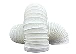 Fantronix Flexible Vent Hose 150mm (6 Inch) – Universal Tumble Dryer, Cooker Hood & Extractor Fan Air Duct, 3 Metre Length