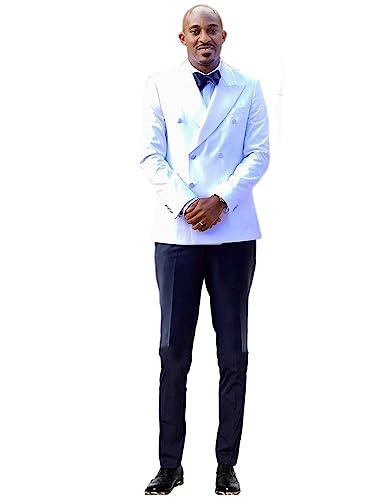 Costume deux pièces homme Kromoc smoking mariage et veste croisée chic