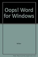 Oops! Word for Windows 1565293207 Book Cover