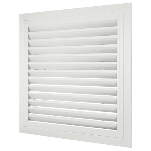 Grille de reprise d'air de chauffage et climatisation en acier thermolaqué durable