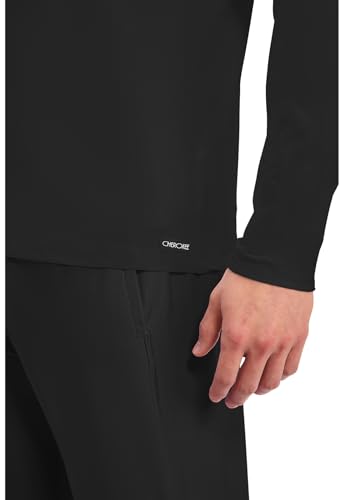 Image of Cherokee Men's Long Sleeve Underscrub Tee Modern T-Shirt with Crew Neck - CK807