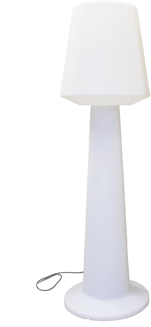 Lumisky Lumisky Led-vloerlamp, bekabeld, voor buiten, krachtige ledverlichting, wit, AUSTRAL H110 cm, fitting E27