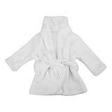Baby Photography Bathrobe, Personalized Baby Bathrobe, Cute and Stylish for Kids Baby(White)