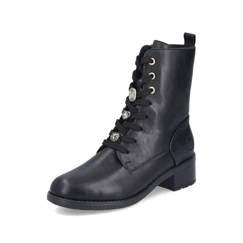 Rieker Botines clásicos de mujer 75432, botines sueltos para mujer, Negro 00., 39 EU