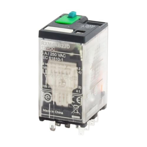 Relais 24v AC DC 14 broches 6A miniature RXM4AB2JD pour automatisme industriel