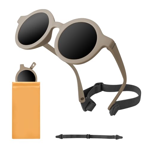 Polarisierte Baby Sonnenbrille, Sonnenbrille Baby 0-36 Monate UV400-Schutz,...