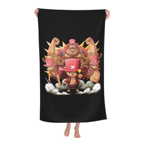 ワンピース トニートニー・チョッパー アニメ バスタオル 大判 吸水 フェイスタオル 速乾 抗菌 防臭 ふわふわ の肌触り 赤ちゃん用 家庭用 業務用 子供 人気 かわいい プレゼント 80×130cm