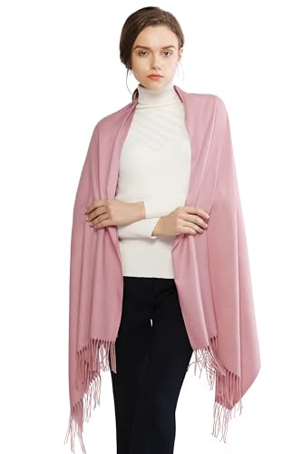 Image of RIIQIICHY Women's Fringe Shawl Wrap Pashmina Scarf for Wedding Evening