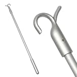 Loft Ladder Pole with Hook, Adjustable Pole for Loft Hatch Access and Window Blinds Control, Replacement Tool for Hard-to-Reach Windows and Curtain Rods, Durable Construction for Home and Office Use