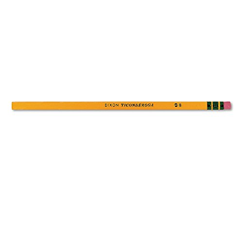 Lápices Dixon Ticonderoga #2 HB Caja 96 unidad Amarillo miniatura 4