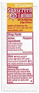 53706- Safetec Sunscreen Lotion 3.5g pouch bulk (1000ct.)