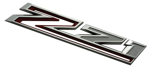 Image of 2 Pack 2019-2025 Z71 Emblem Decals Side Badges Compatible with Silverado Z71 Parts 84632695 (Chrome Red)