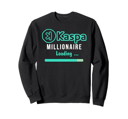 Kaspa Crypto Millionaire Chargement Digital Bullrun Kaspa Miner Sweatshirt