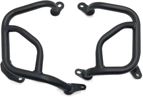 Barres de protection moto tubulaires noires : garde au sol et sécurité pour BMW F900R