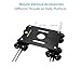 PROAIM Polaris Portable Camera Dolly w Universal Track Ends for 1¼”-2” Speed Rail/Track | Mitchell Mount, 75mm & 100mm Bowl Adapter| For DSLR Video Film Camera Camcorder up to 200kg/440lb (DL-PLRS-01)