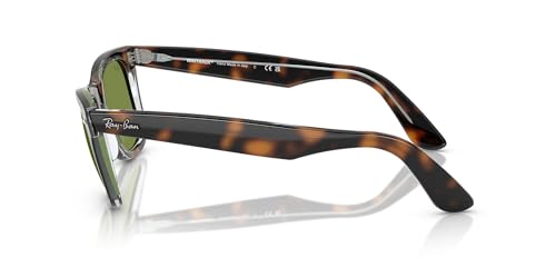 Image of Ray-Ban Rb2140f Original Wayfarer Low Bridge Fit Square Sunglasses for Men for Women