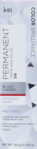 ion Inspired By Nature Permanent Hair Color Black Cherry 3IR, made from 100% naturallyderived polymers, cruelty free, vegan, PPD free, recyclable packaging,...