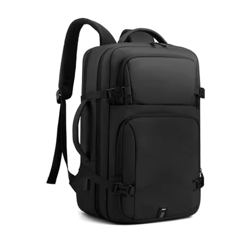 Mochila Executiva Masculina Resistente Para Notebook 15.6 Premium Entrada Usb Para Viagem Trabalho Resistente À Água (Preto)