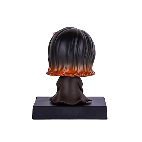 Image of Awestuffs Phone Holder Car Decoration Bobblehead Action Figure Pack of 1 (Nezo D Slayer)